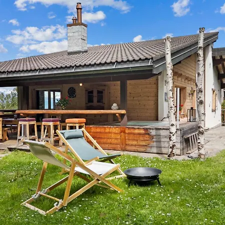 샬레 Cosy Le Bouquetin Jacuzzi Et Sauna Ideal Familles & Couples Vue Imprenable 넨다즈