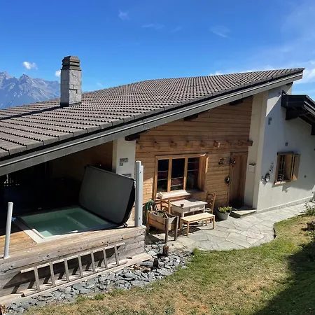 Alpehytte Cosy Le Bouquetin Jacuzzi Et Sauna Ideal Familles & Couples Vue Imprenable