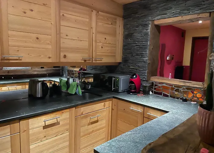 Cosy Le Bouquetin Jacuzzi Et Sauna Ideal Familles & Couples Vue Imprenable Alpehytte