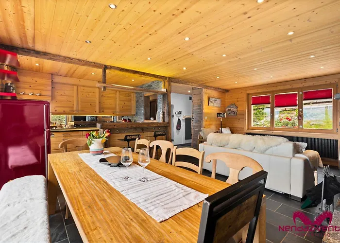 Alpehytte Cosy Le Bouquetin Jacuzzi Et Sauna Ideal Familles & Couples Vue Imprenable Nendaz