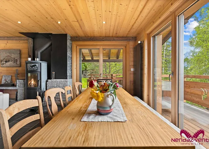 Alpehytte Cosy Le Bouquetin Jacuzzi Et Sauna Ideal Familles & Couples Vue Imprenable